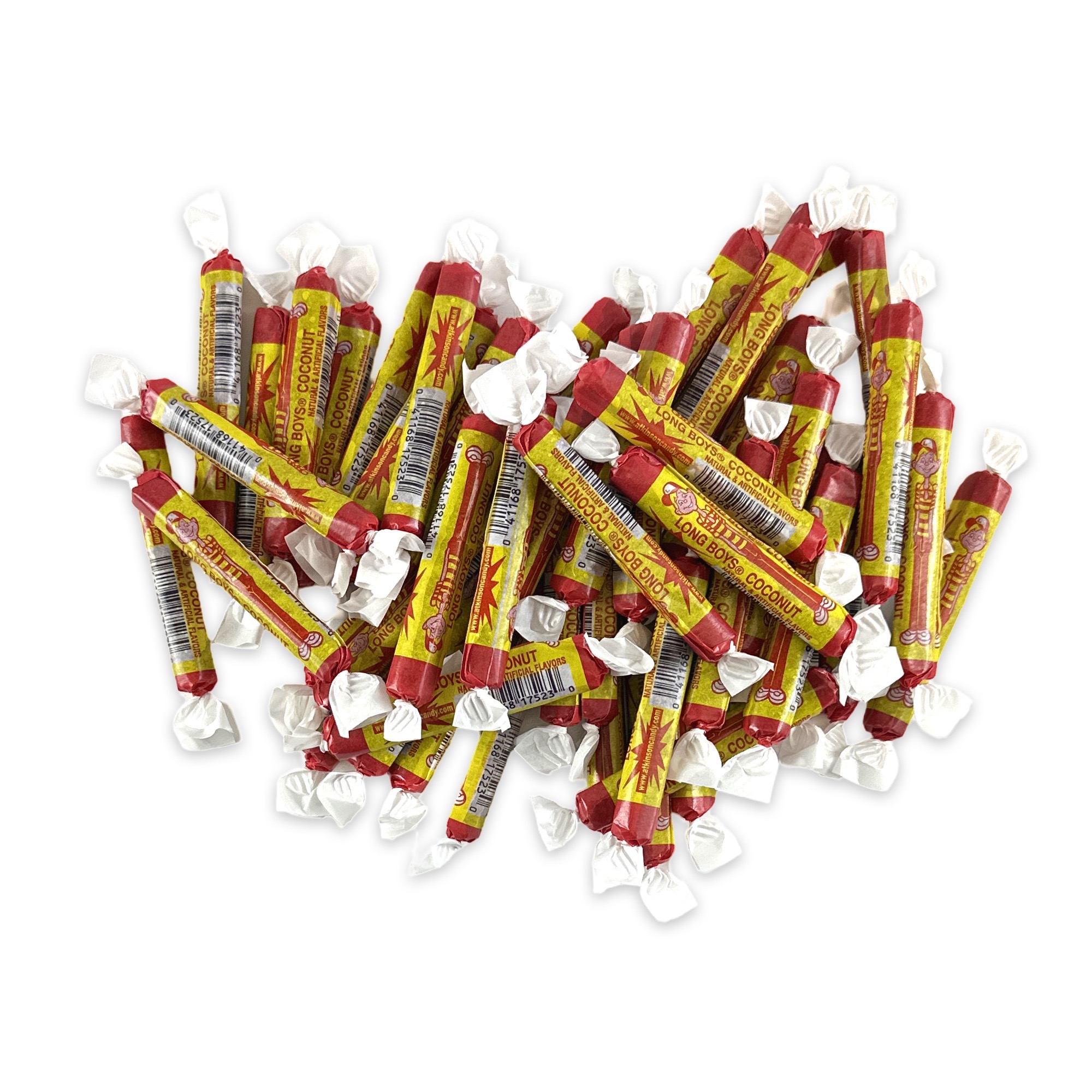 Atkinsons Coconut Long Boys Nostalgic Chewy Coconut Caramel Candy ~ 2 Lbs 2