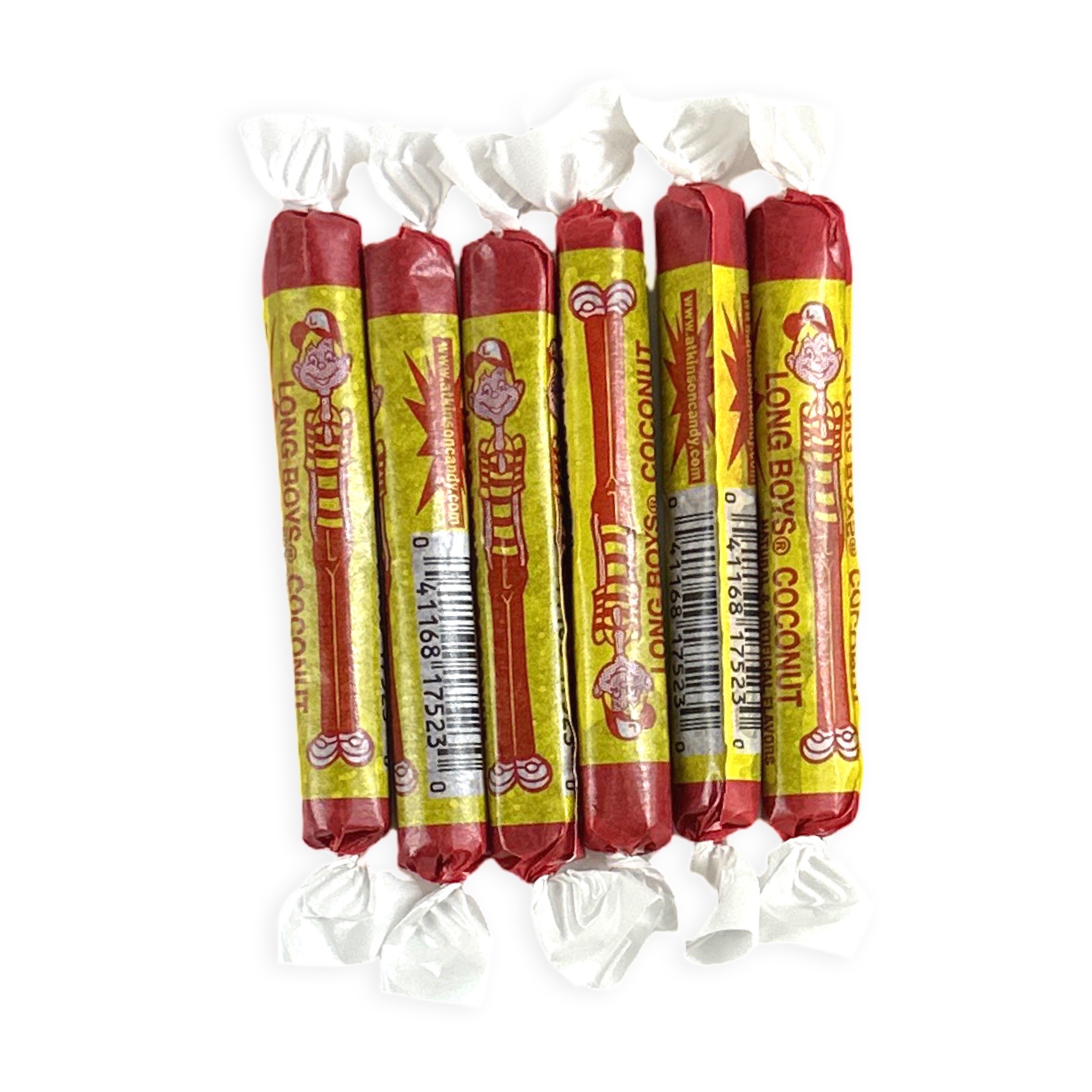 Atkinsons Coconut Long Boys Nostalgic Chewy Coconut Caramel Candy ~ 2 Lbs 7
