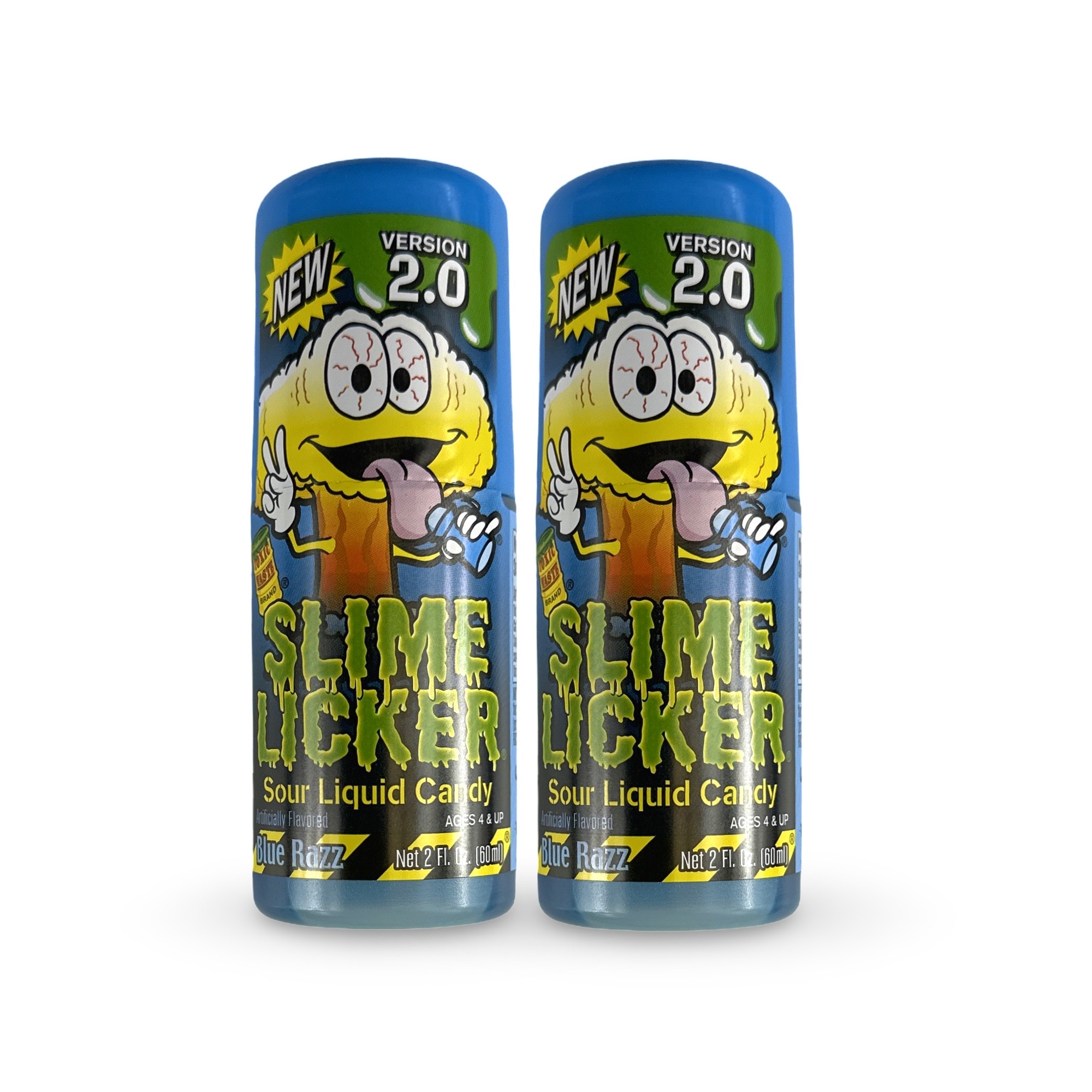 Sour Candy 2-Pack Variety | Build Your Own Assortment, Slime Lickers Blue Raspberry