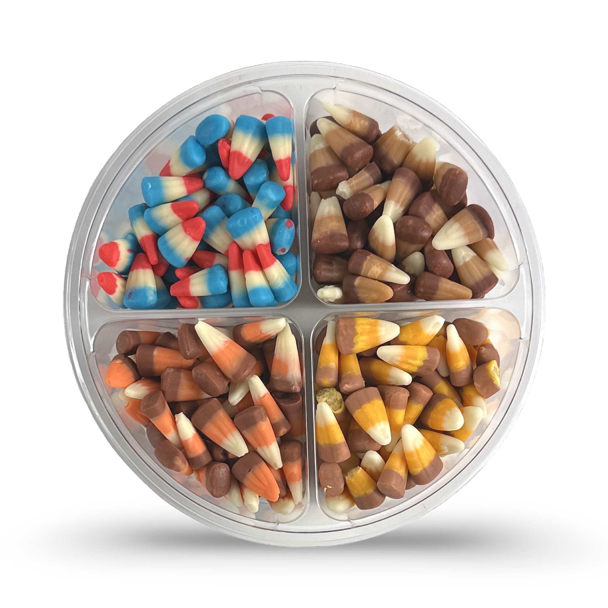 Gourmet Small Batch Candy Corn | 4 Flavor Pack: Raspberry Lemonade, Indian, S'mores, Caramel – Over 1 lb.