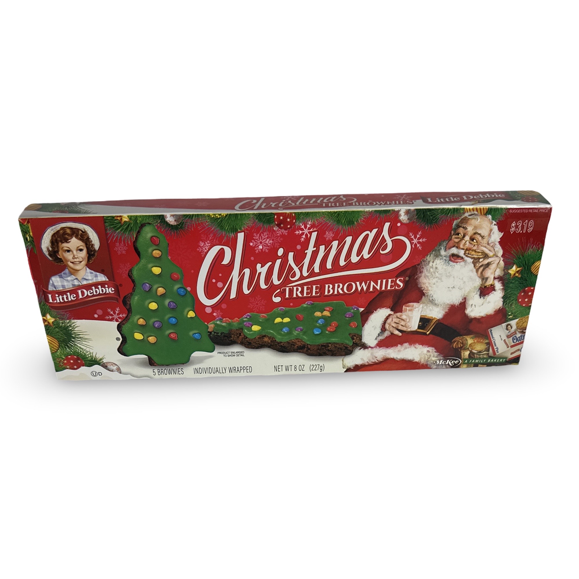 Little Debbie Christmas Themed Snack Cakes Multipack Box | Flavor: Christmas Tree Brownies