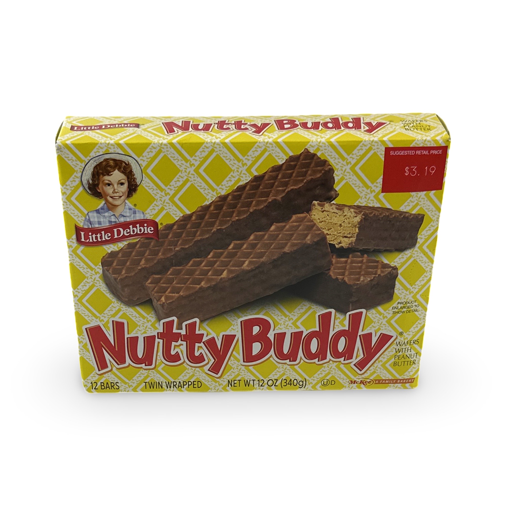 Little Debbie Snack Cakes Multipack Box | Nutty Buddy Bars, Chocolate Coated Peanut Butter Wafers