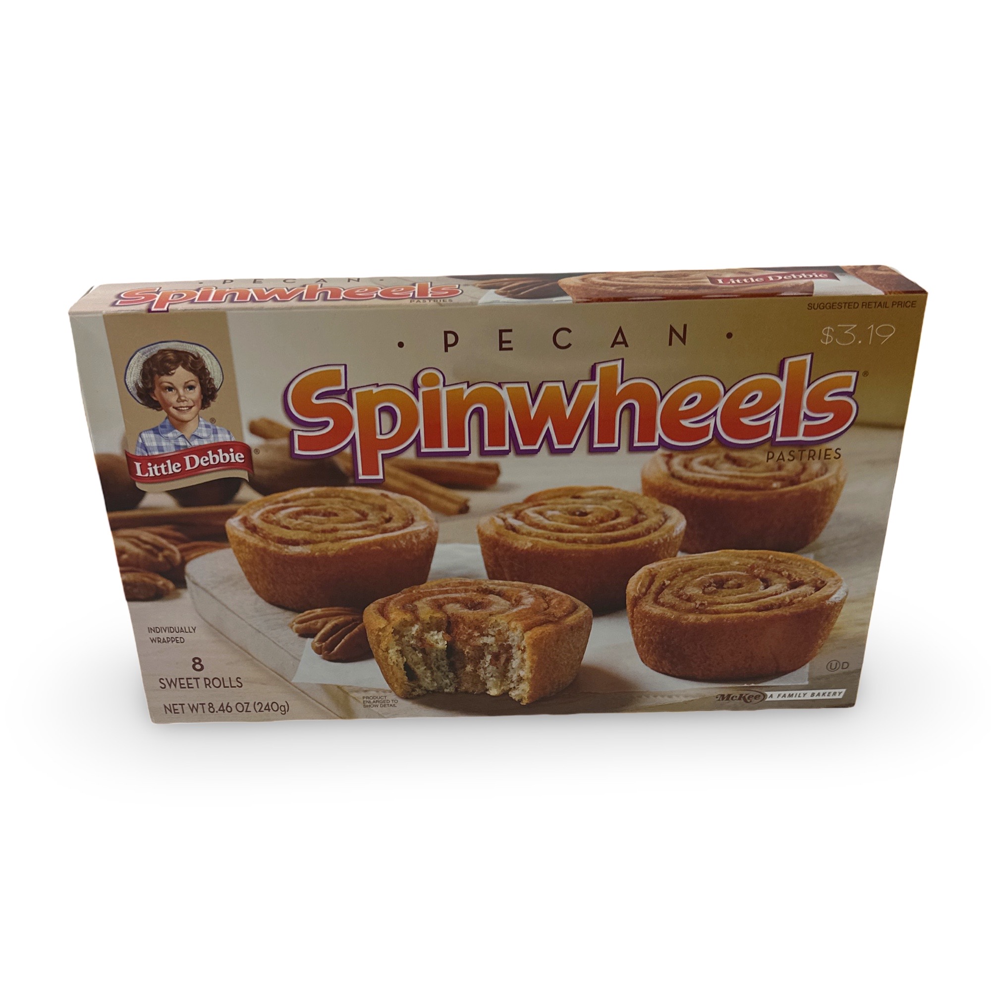 Little Debbie Snack Cakes Multipack Box | Pecan Spinwheels, Cinnamon Pastry Rolls