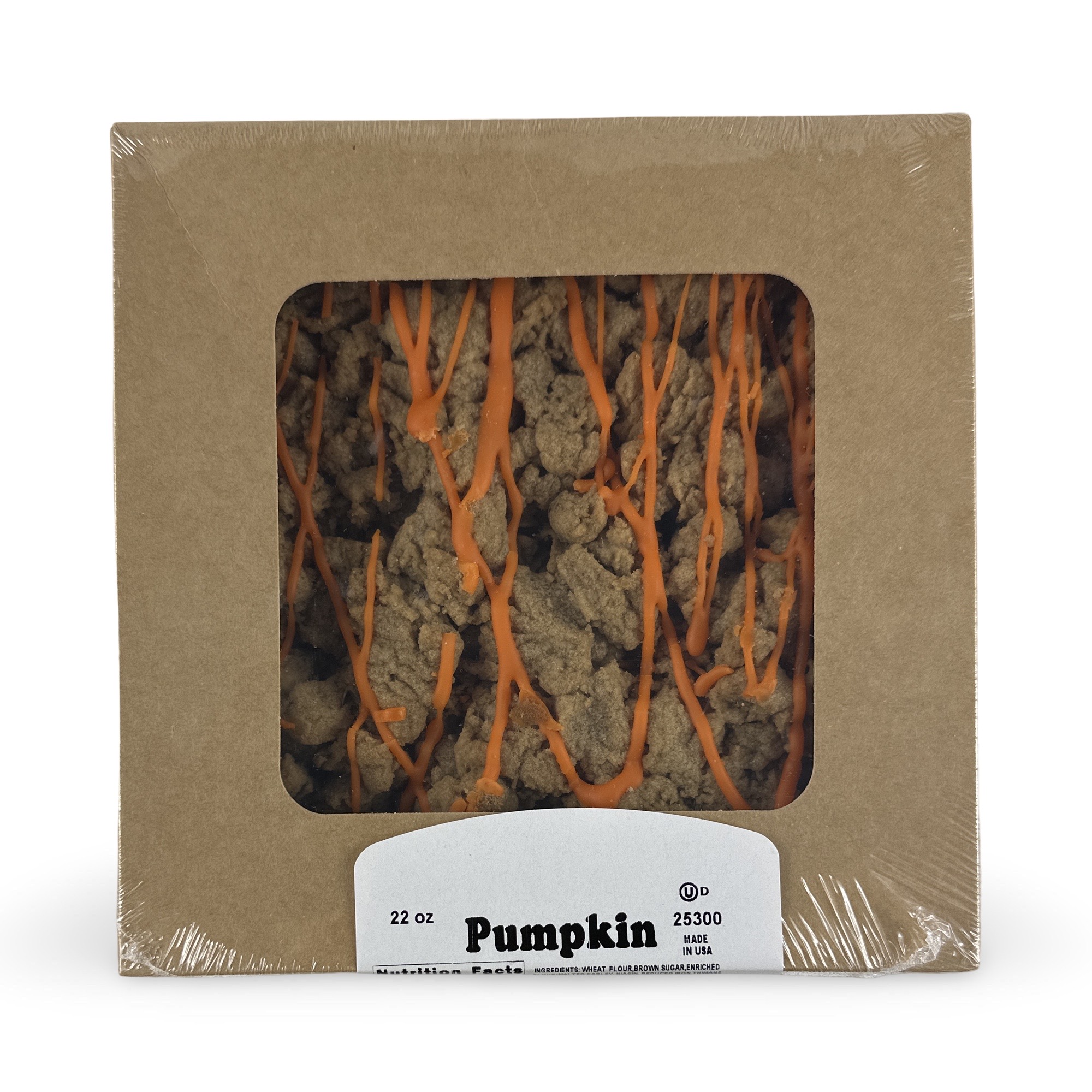 Carlotta’s Bakery Authentic New York Cream Pumpkin Crumb Coffee Cakes | Thick Crumb Layer, Handcrafted Bakery-Style Dessert