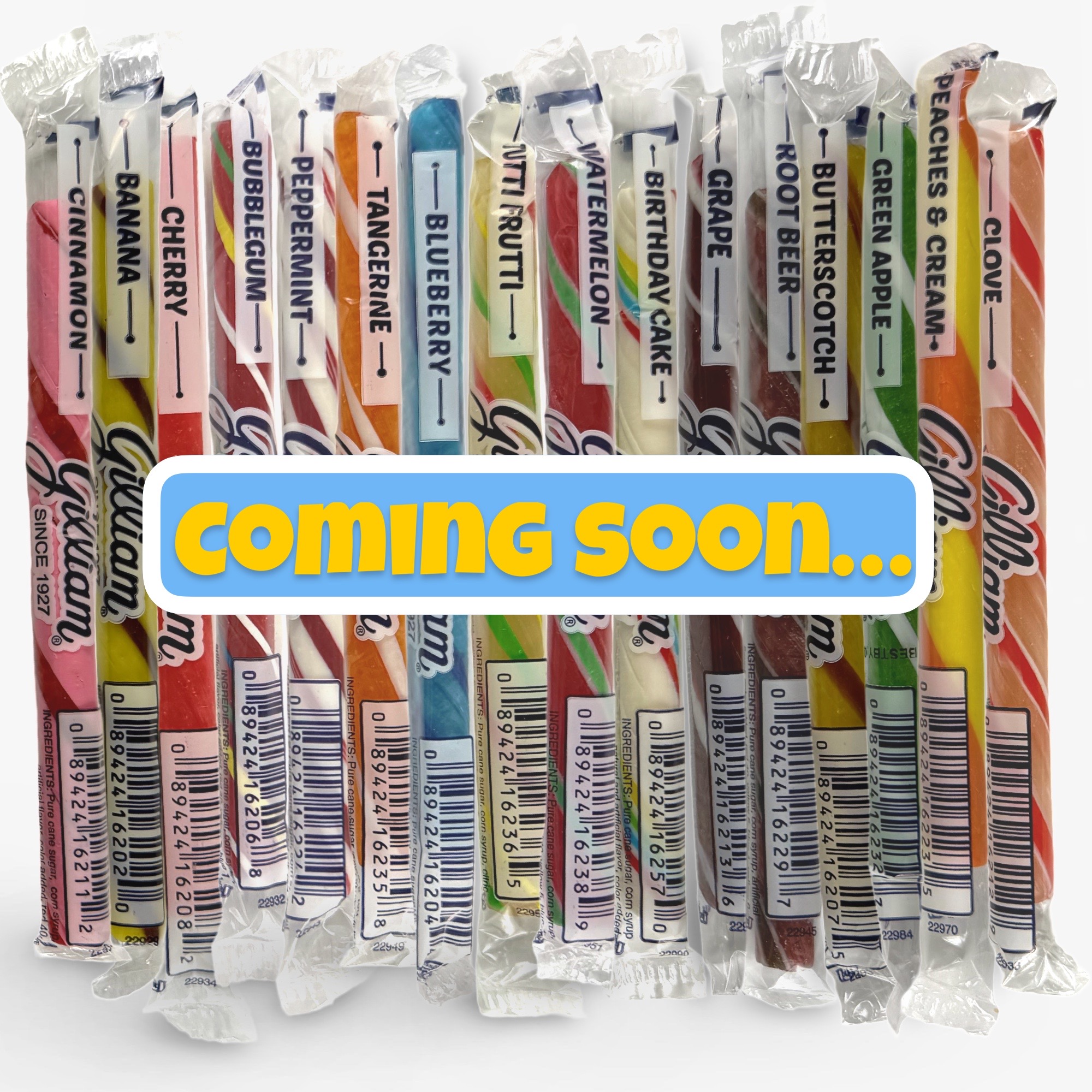 Gilliam Nostalgic Candy Sticks – Classic Retro Sweet Treats | Passion Fruit, 20 Count