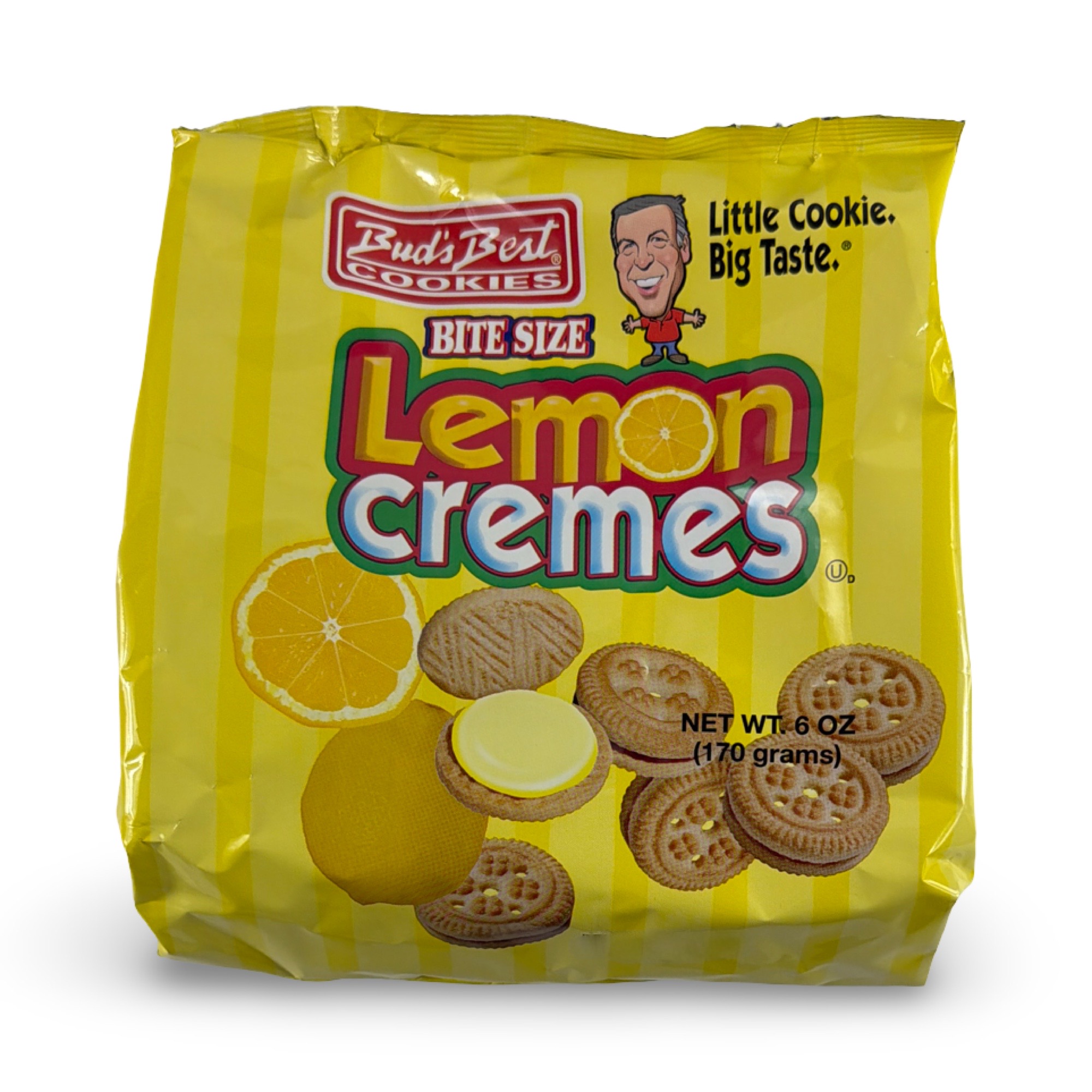 Uncle Al's & Bud's Best Cookies – Classic, Sandwich Creme & Stage Plank Varieties | 4 Packs, Flavor: Mini Lemon Cremes