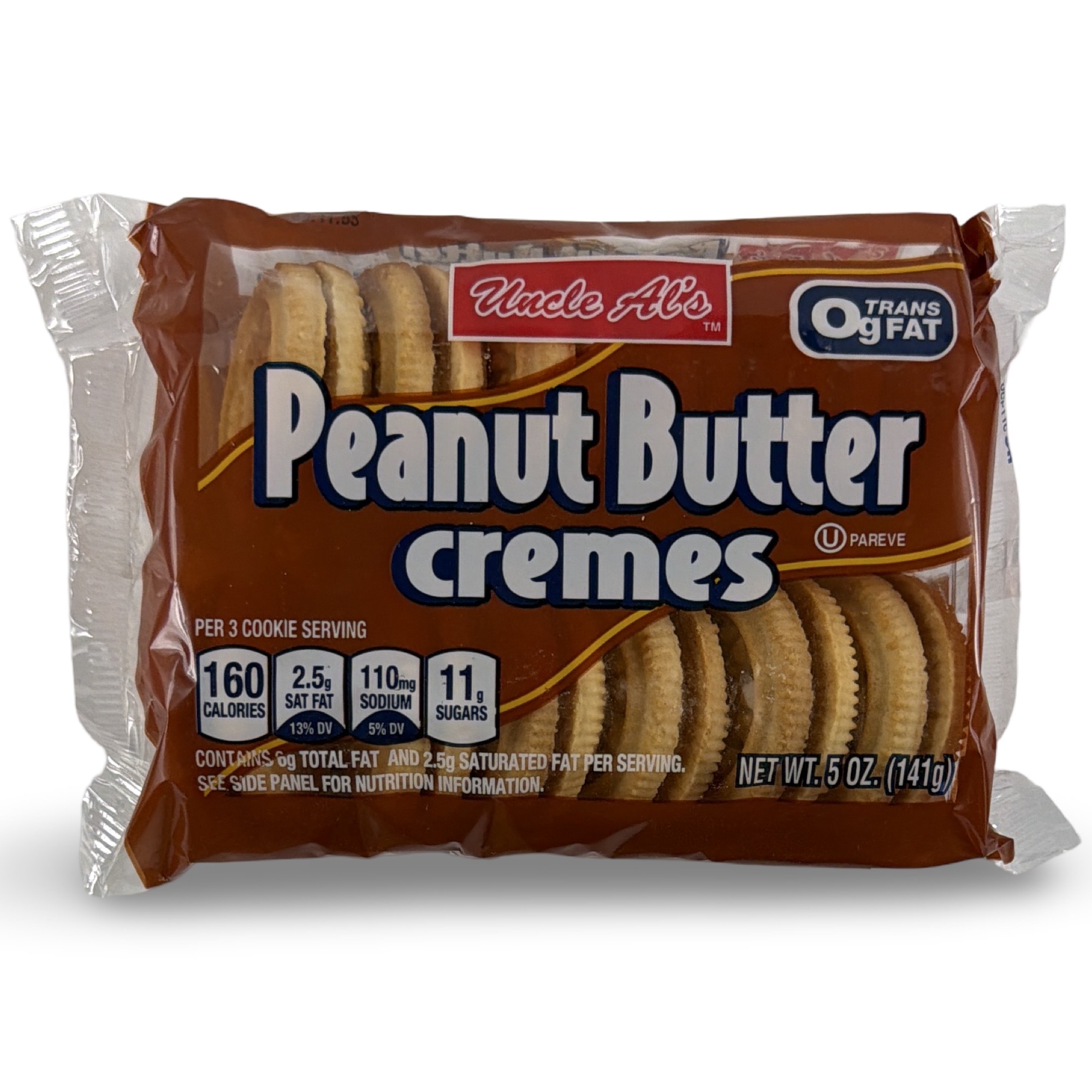 Uncle Al's & Bud's Best Cookies – Classic, Sandwich Creme & Stage Plank Varieties | 4 Packs, Flavor: Peanut Butter Sandwich Cremes