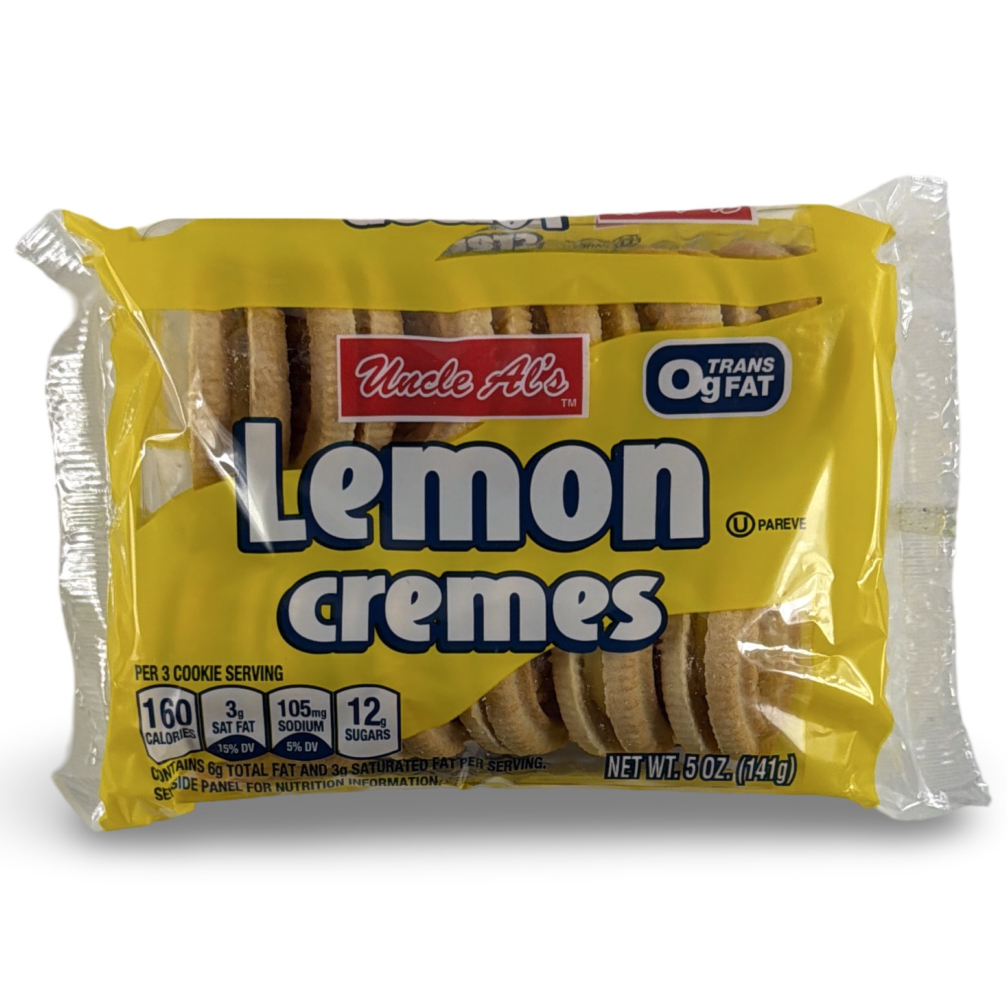 Uncle Al's & Bud's Best Cookies – Classic, Sandwich Creme & Stage Plank Varieties | 4 Packs, Flavor: Lemon Sandwich Cremes