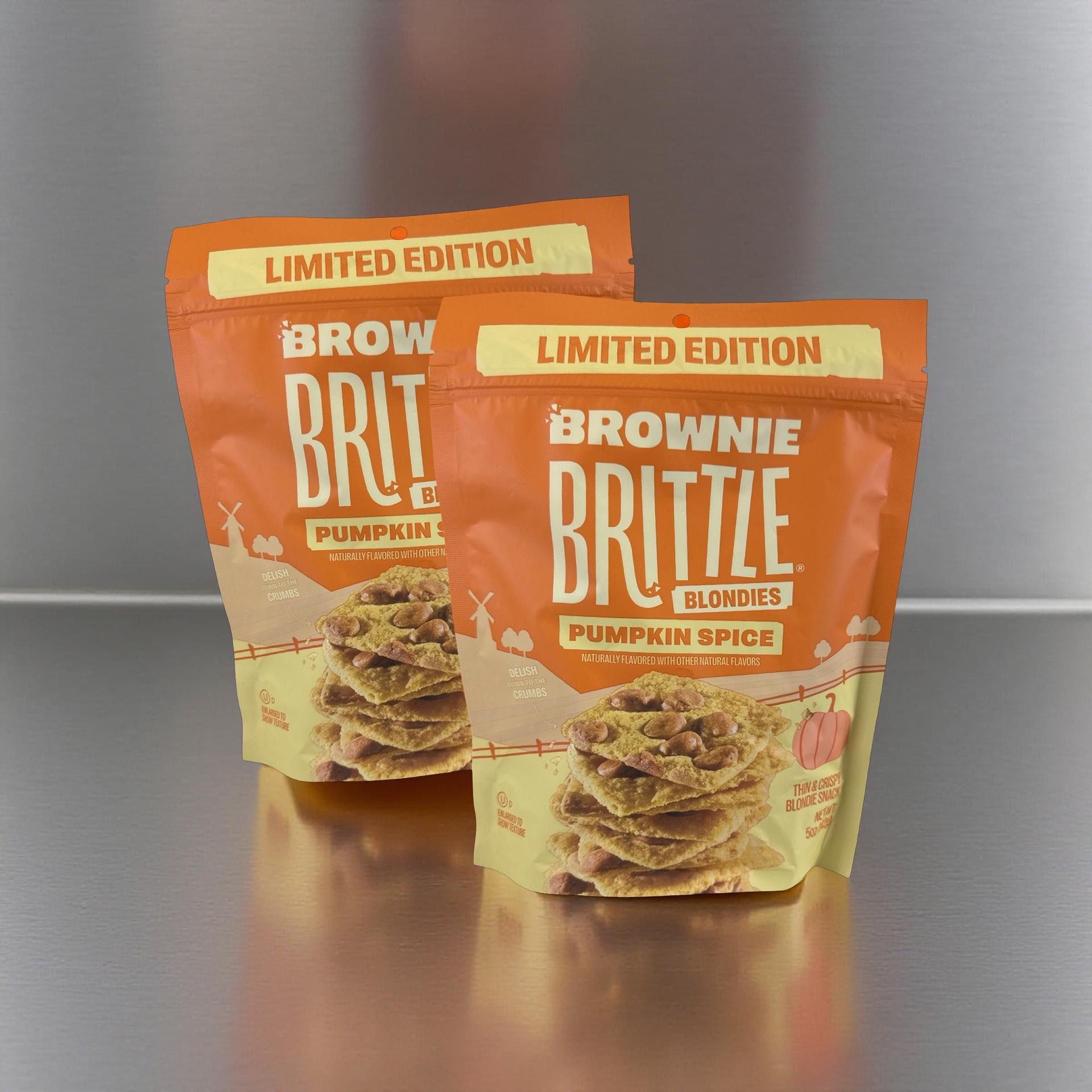 Brownie Brittle Pumpkin Spice Blondie | 2 Full-Size Bags of Crunchy Chocolate Cookie Brittle with Warm Fall Spice Flavor 6