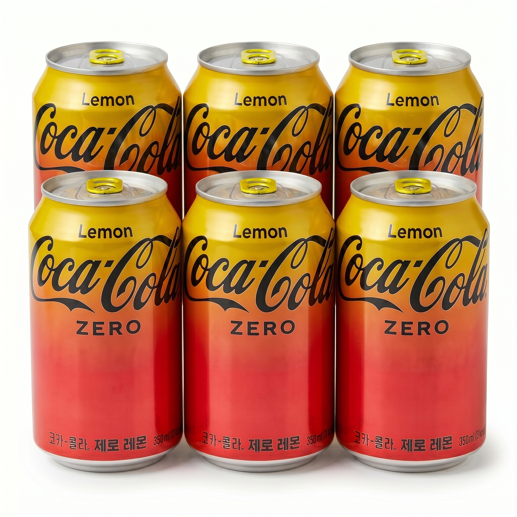 Imported Zero Sugar Sodas & Drinks 6 Pack | Choose Your Flavor Lemon Coke Zero,
