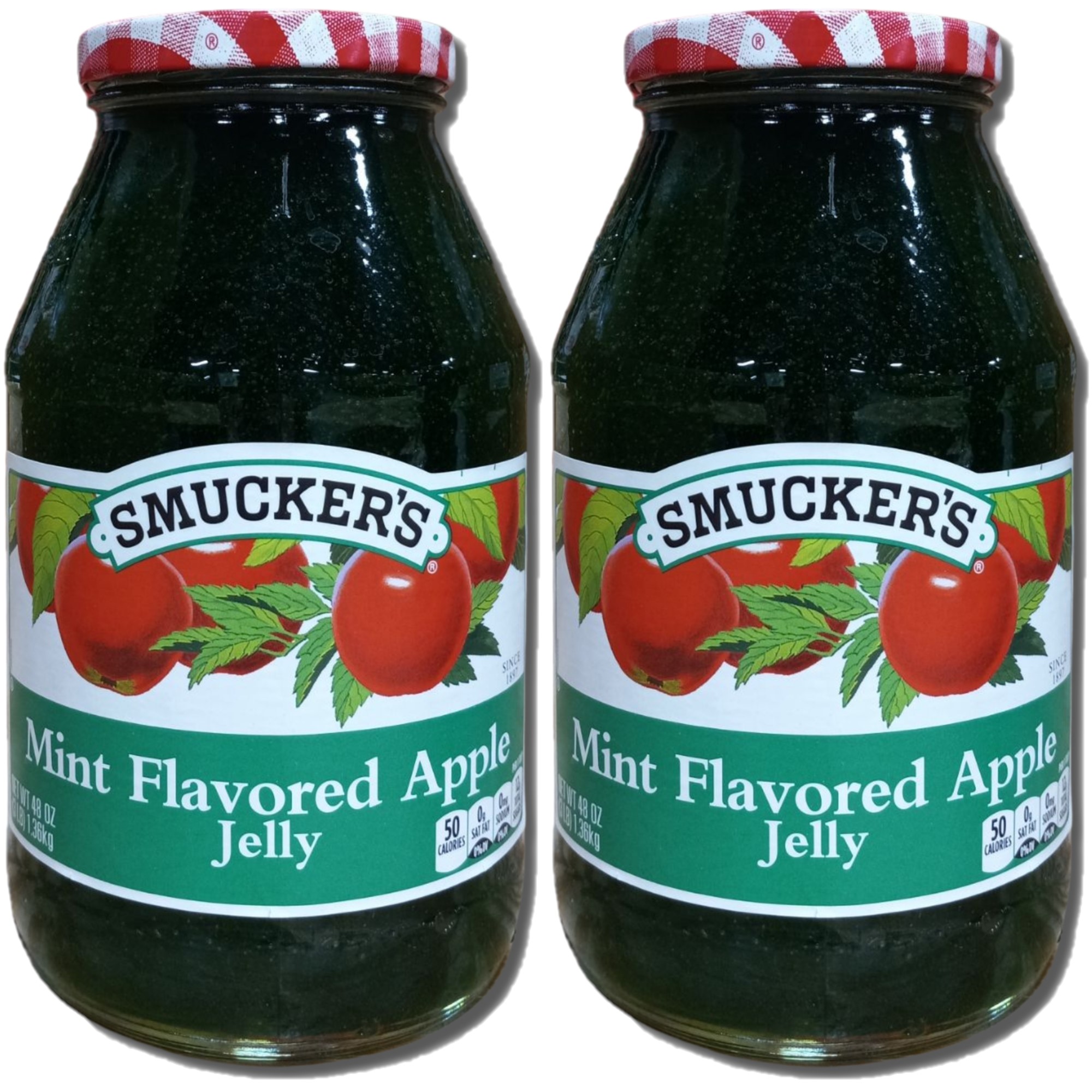 Smuckers Mint Flavored Apple Jelly Value Pack | 48 Oz Jar | Pack Of 2