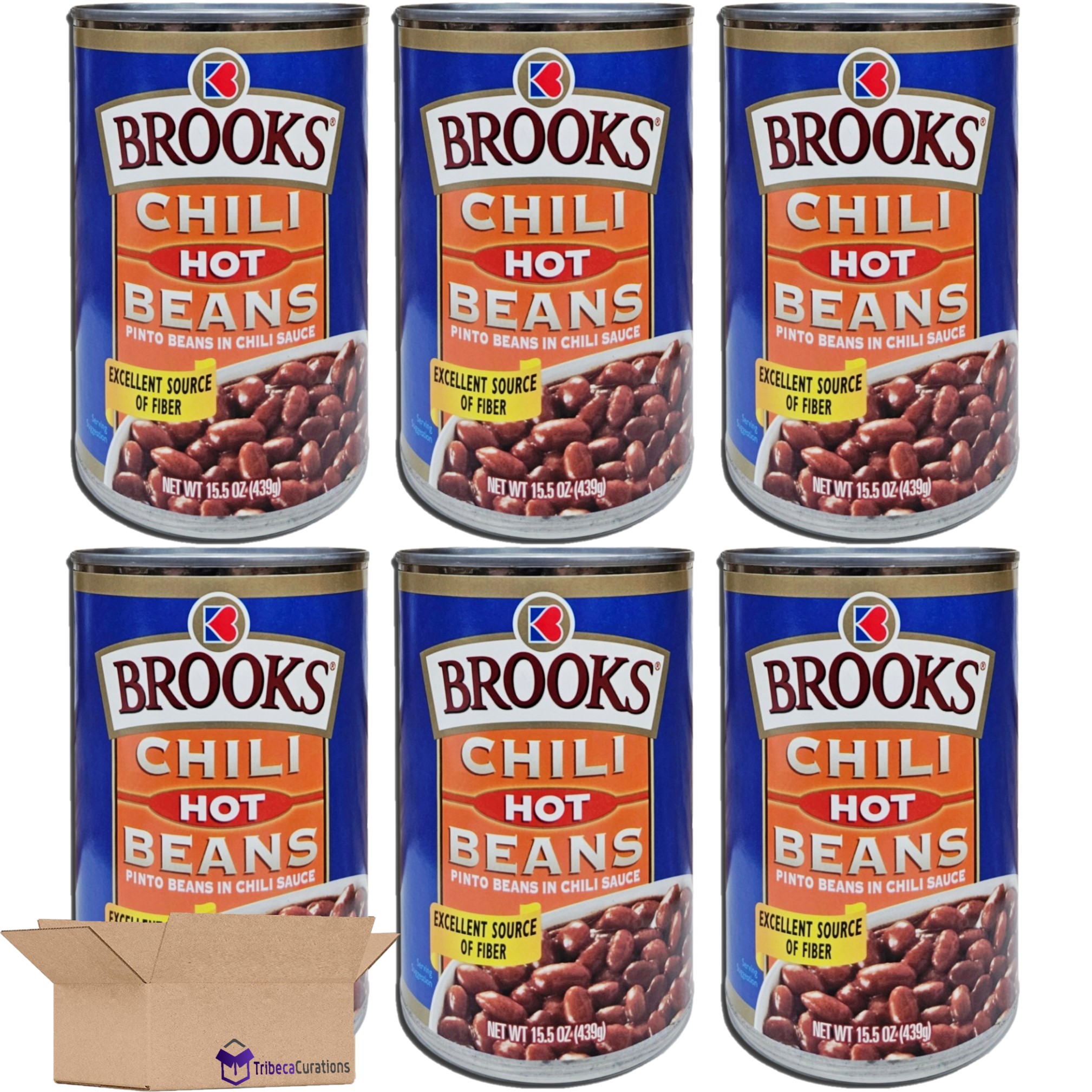 Pinto Beans in Hot Chili Sauce Value Pack   15.5 Ounce Can | Pack of 6 2