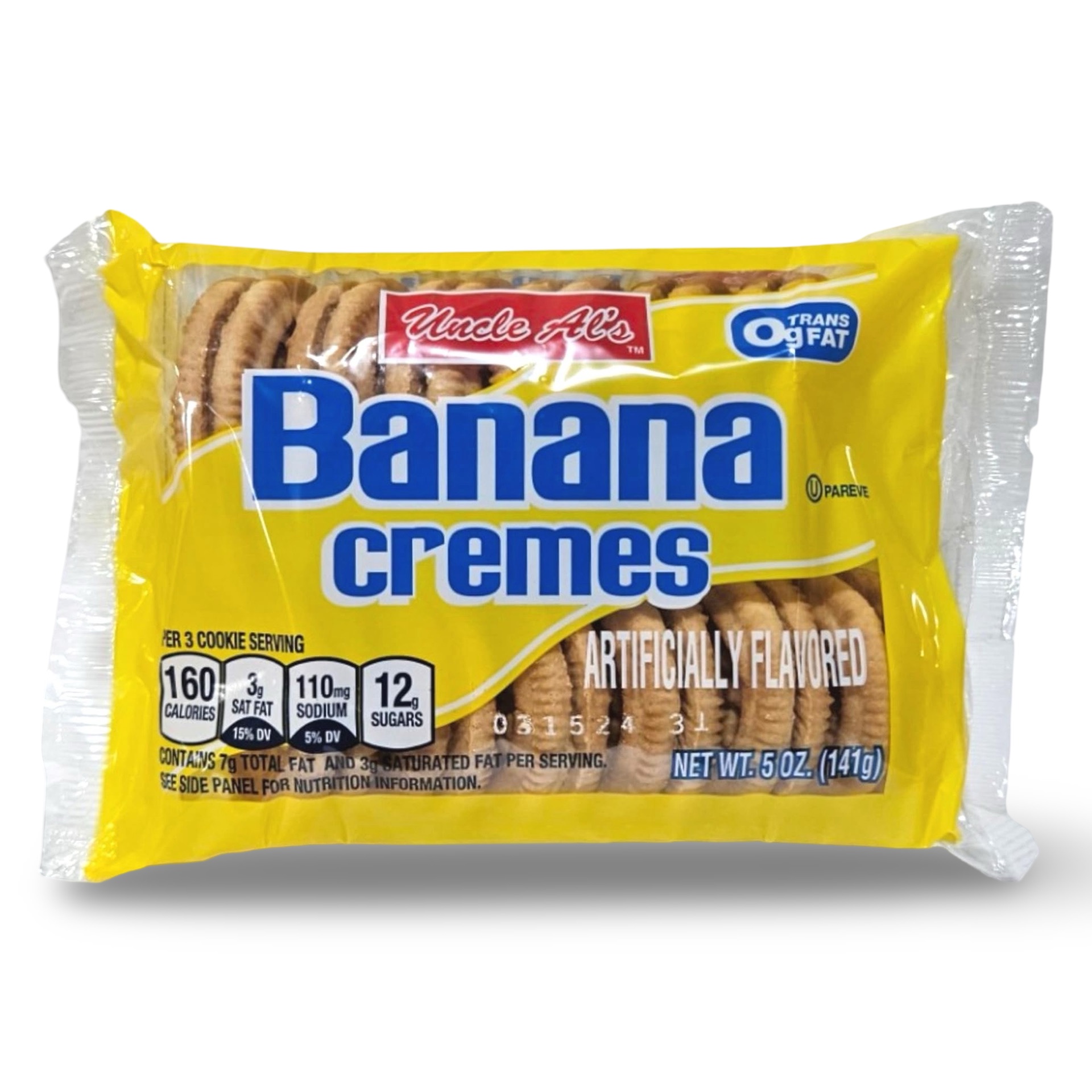 Uncle Al's Banana Creme Cookies, 5 Oz, 2 Packs