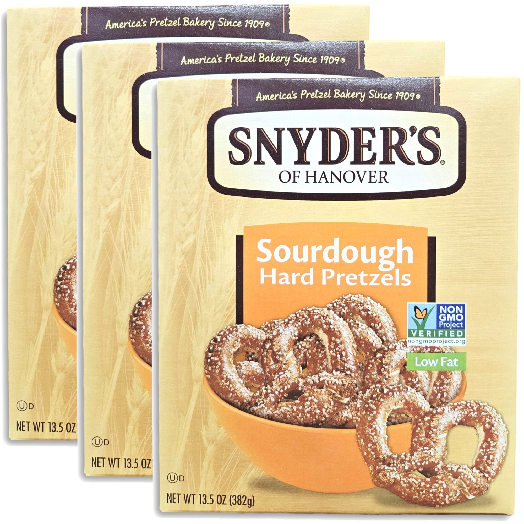 Sourdough Hard Pretzel Boxes Value Pack   13.5 Oz | 3 Pack 7