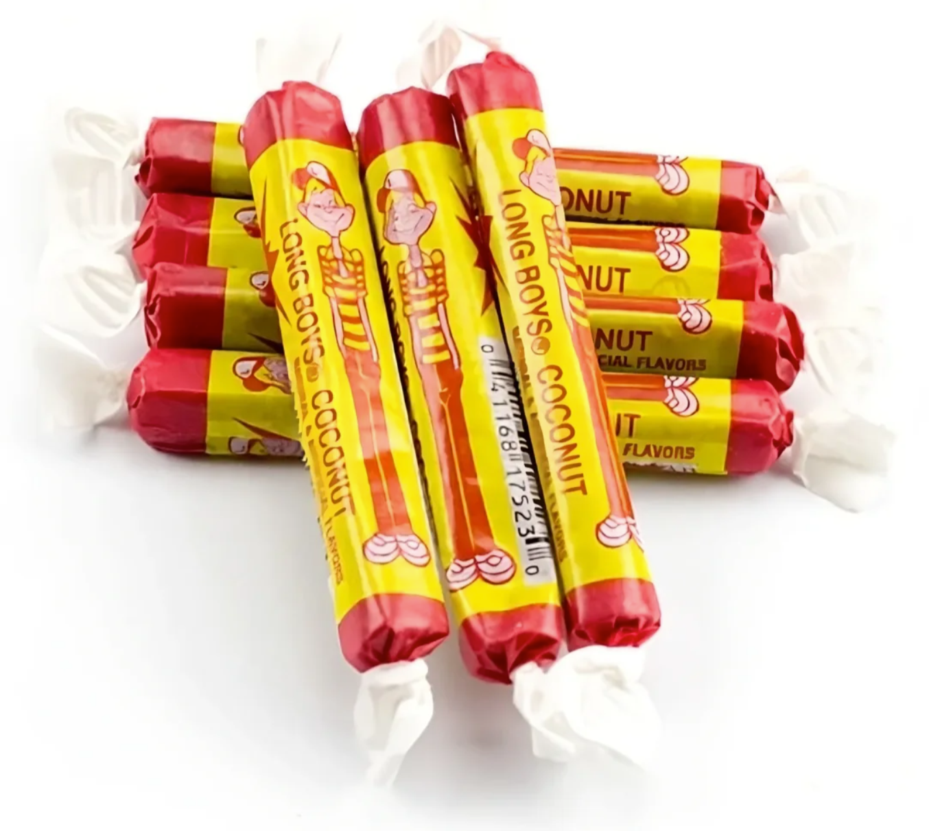 Atkinsons Coconut Long Boys Nostalgic Chewy Coconut Caramel Candy ~ 2 Lbs 4