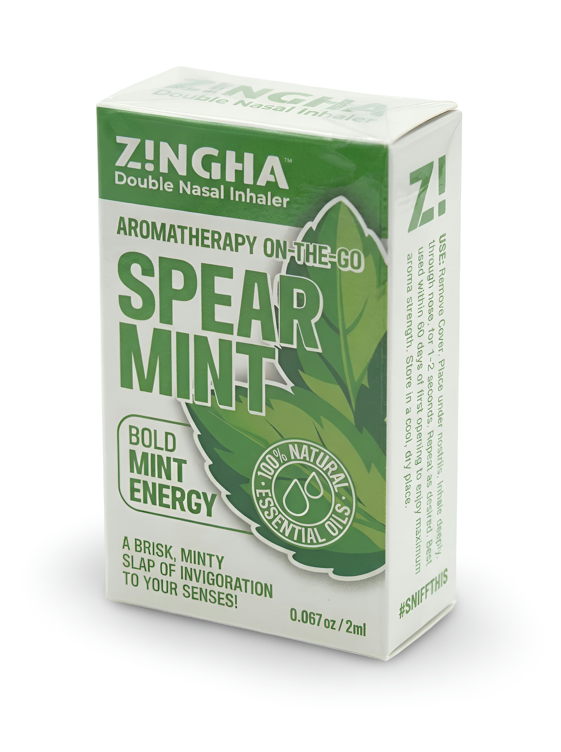 Z!NGHA Double Aromatherapy Nasal Inhalers, Choose Your Flavor (20+