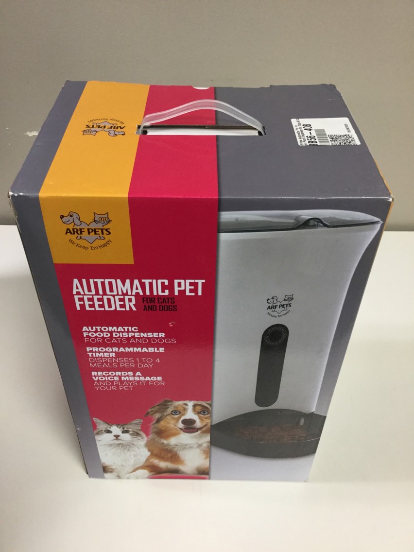 Arf Pets Automatic Pet Feeder Food Dispenser for Dogs & Cats APAUTOFD