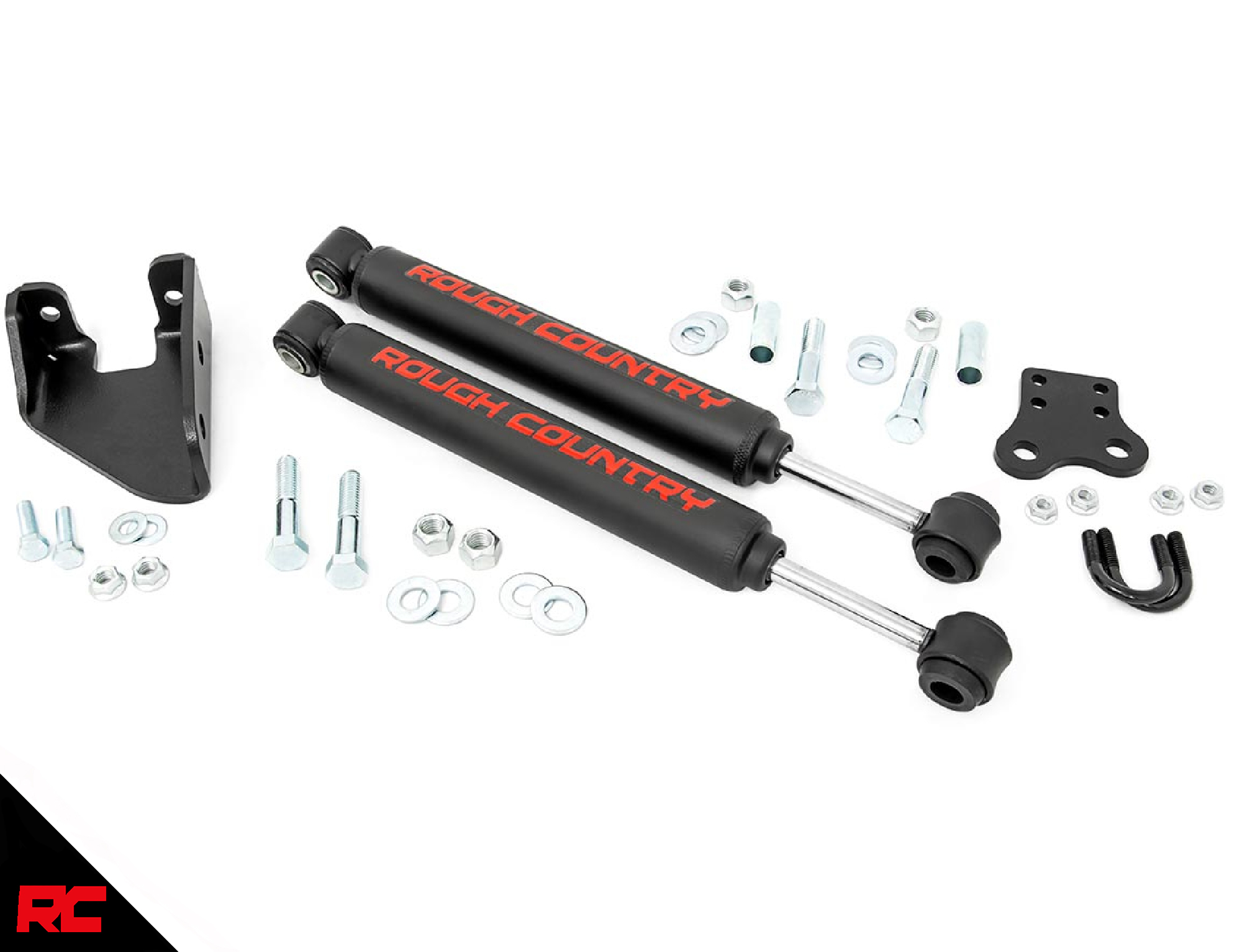 Rough Country Dual Steering Stabilizer Kit (fits) 19871995 Jeep