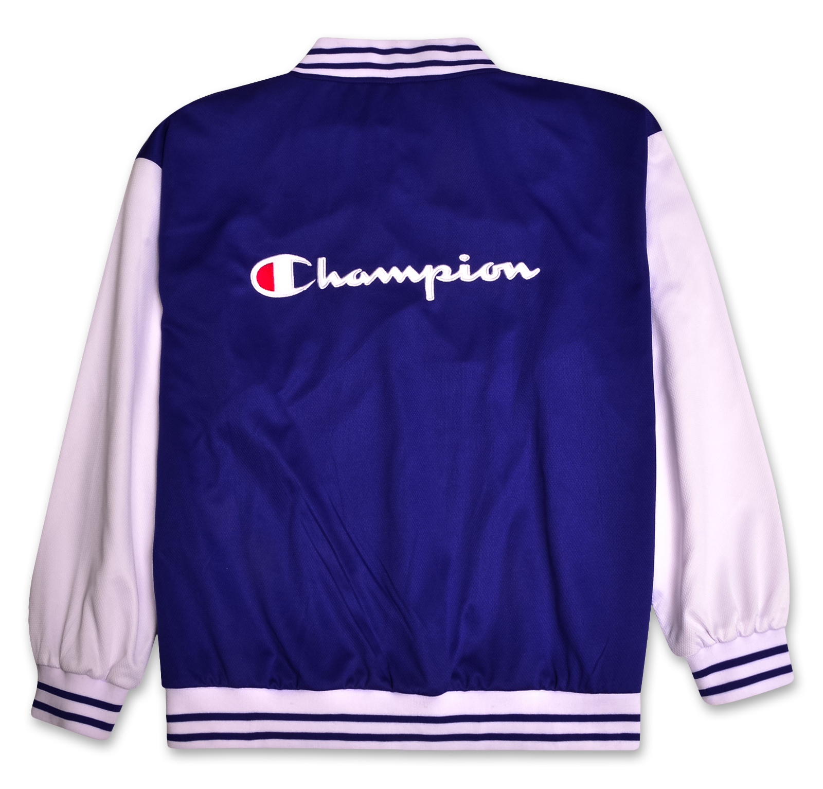champion big logo track jacket