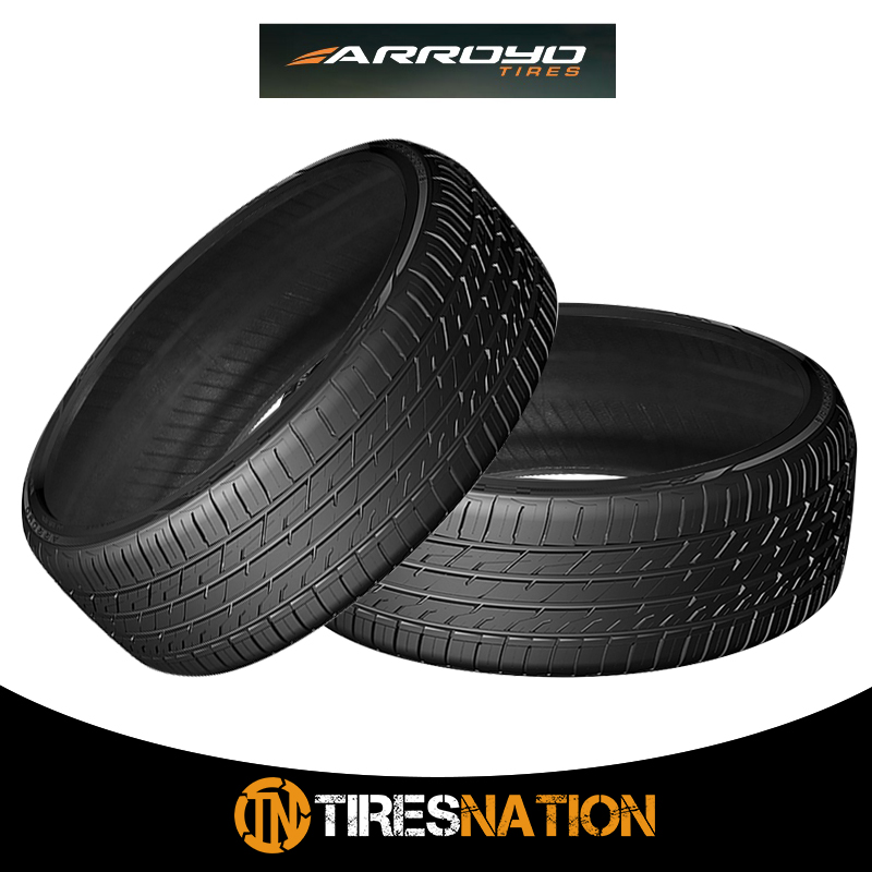 Arroyo Grand Sport A/S Tire – 285/35R20 104W XL – High Performance All Season – Black Sidewall – 40k Mile Warranty
