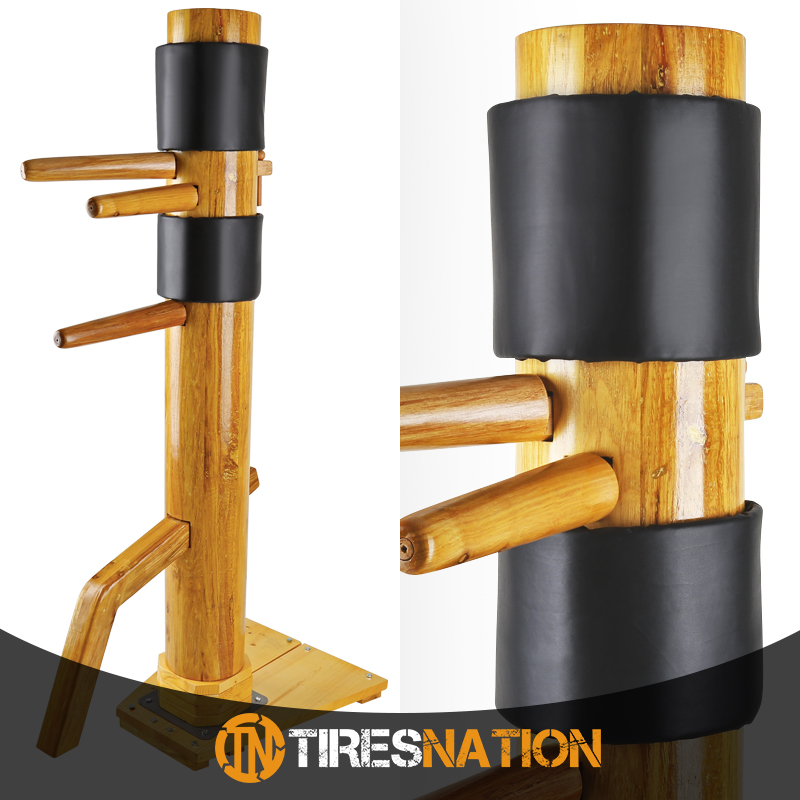 Solid Wood Free Standing 65/" Training Dummy Wing Chun Ip Man Martial Art Target