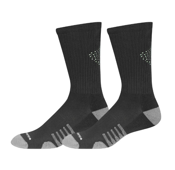 new balance black crew socks