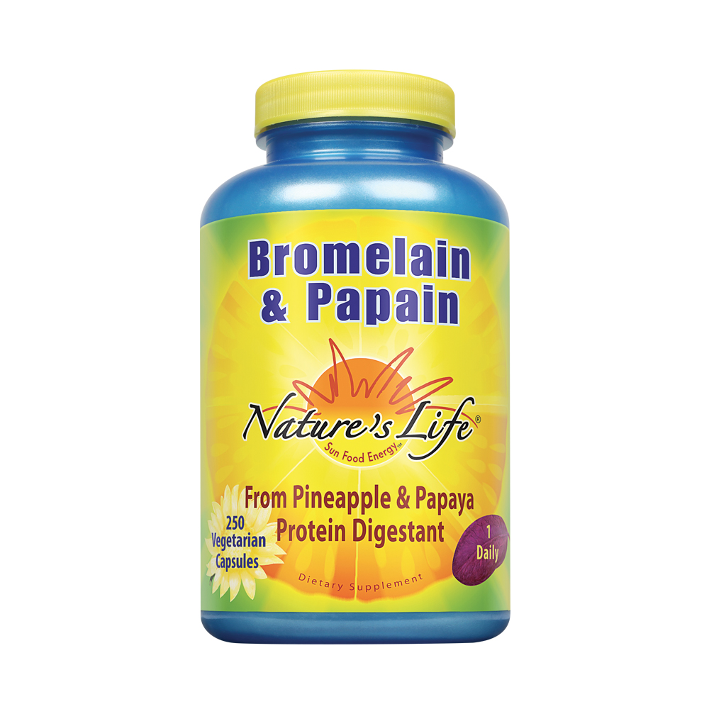 Nature’s Life Bromelain & Papain From Pineapple & Papaya 250mg eBay