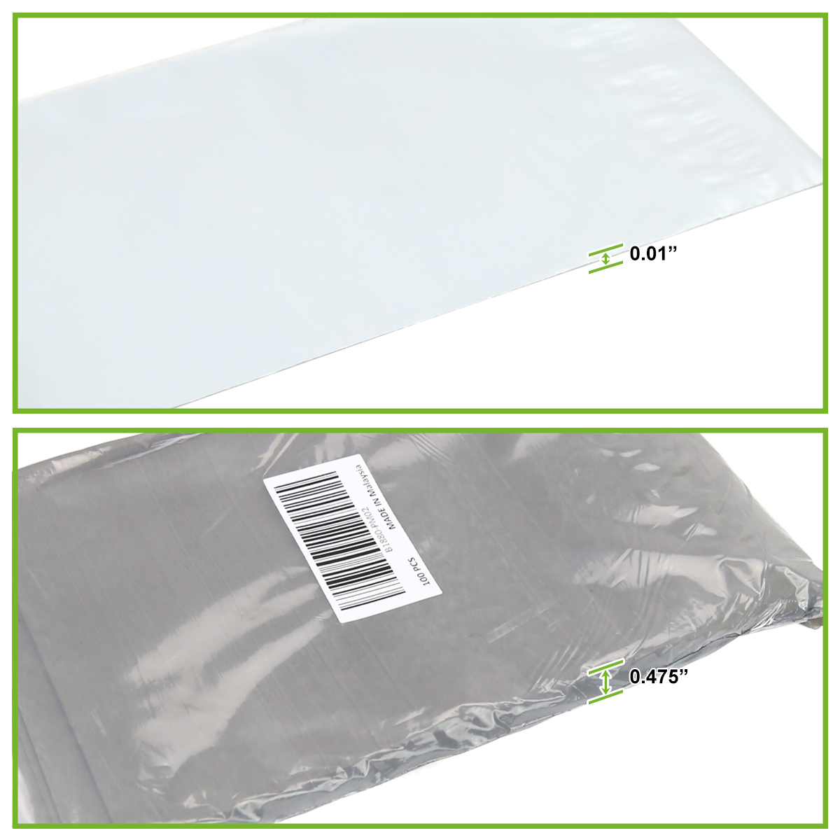 Bolsa de envío de sobres de polietileno de 10"x13" 100 200 300 500 1000 piezas - Imagen 12 de 52
