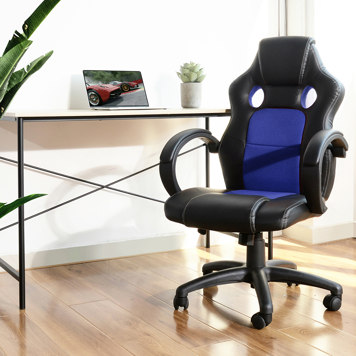 Office Gaming Chair Ergonomic Executive Computer Desk Chair Swivel PU