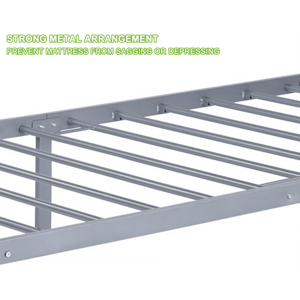 Twin/Full/Queen Metal Bed Frame Platform Mattress Foundation Headboard Footboard - Picture 17 of 37