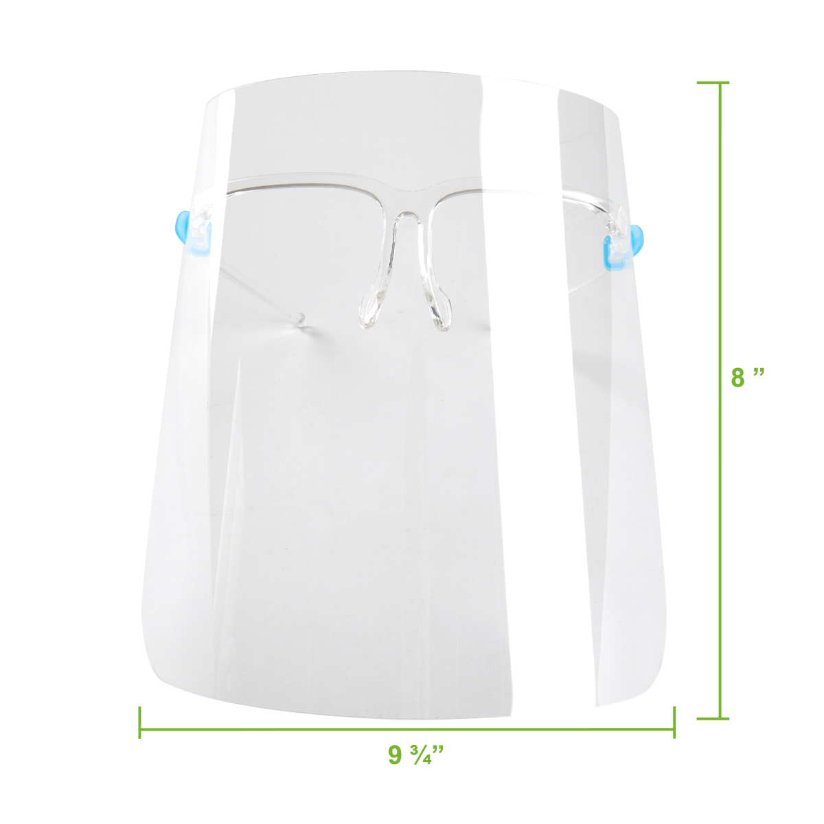 Gafas de protección facial transparente 1/5/10 máscara facial transparente reutilizable visera antiniebla - Imagen 13 de 40