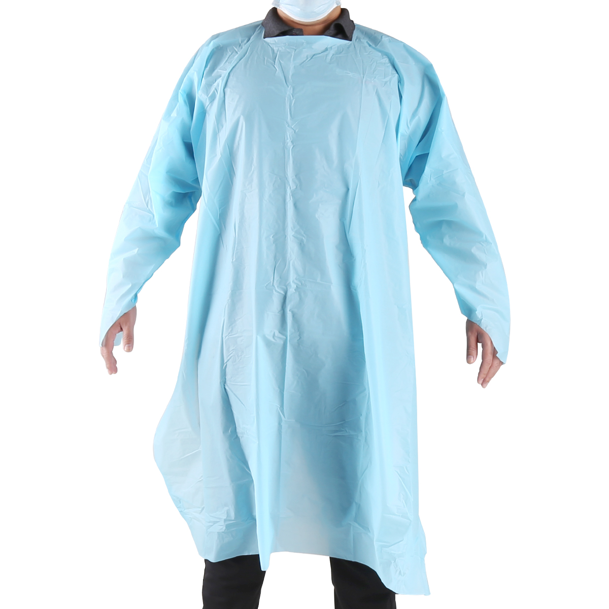 1/5/10/50 PC Vestidos de Aislamiento Desechables Dentales Grandes Puños Tejidos Azul PPE Nivel 3 - Imagen 28 de 37