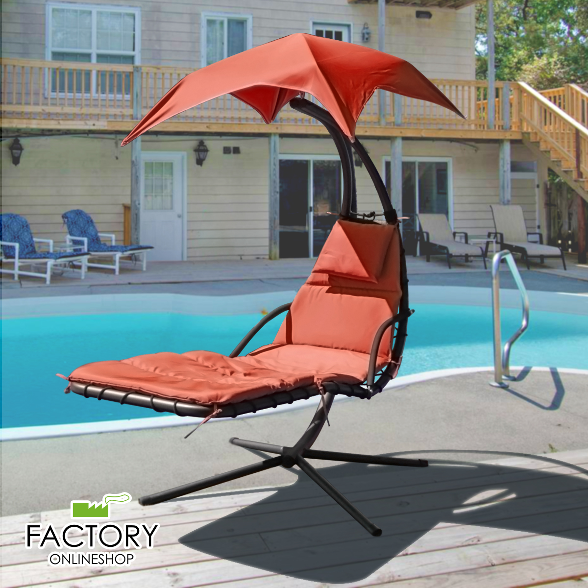 Arc Stand Swing Hammock Chair Air Porch Canopy