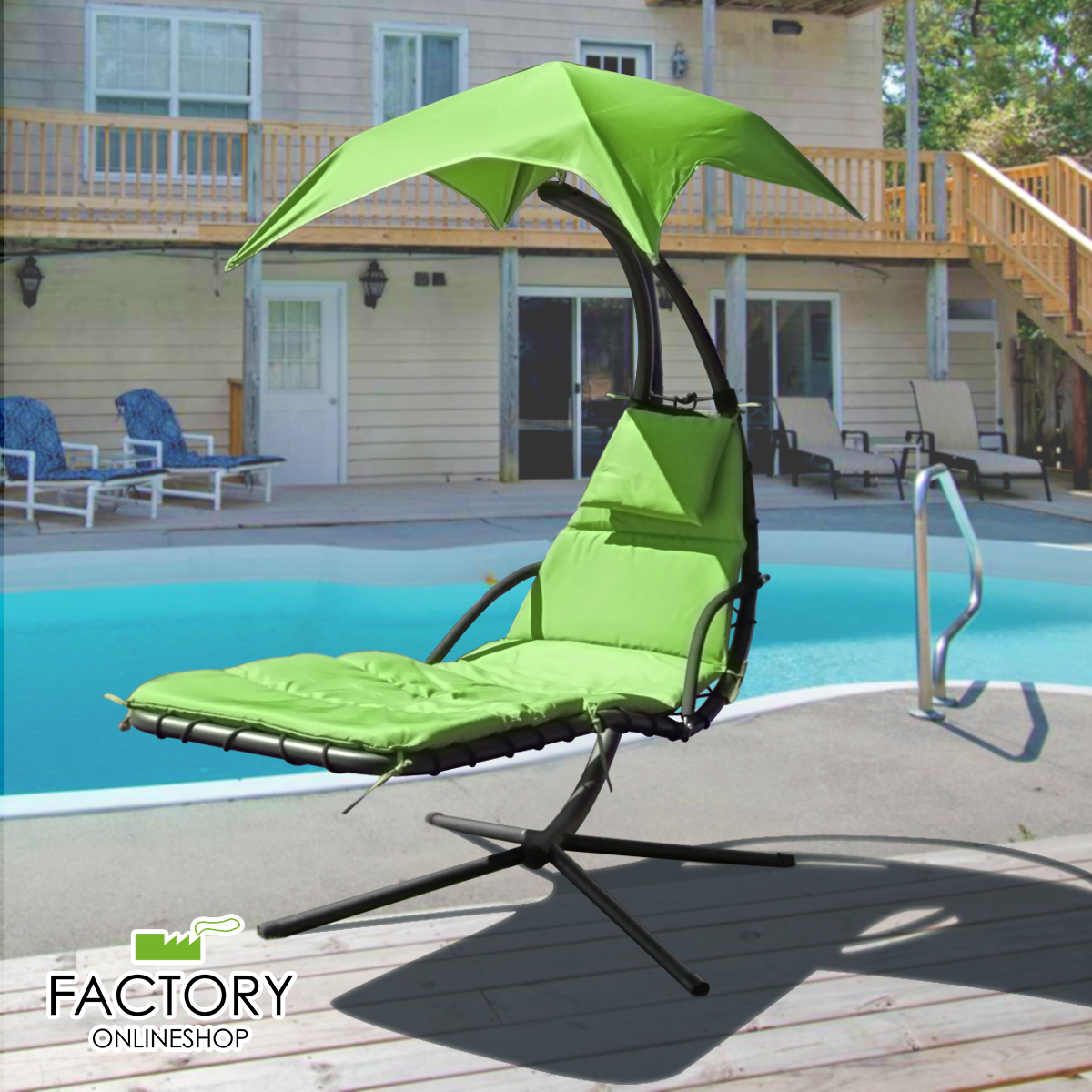 Arc Stand Swing Hammock Chair Air Porch Canopy