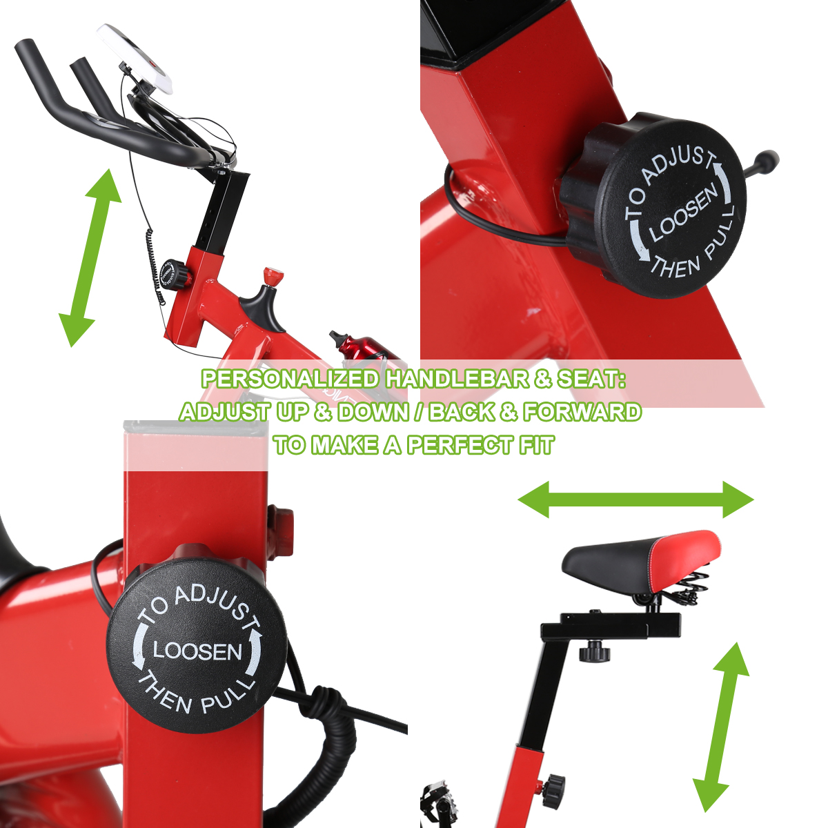 indoor workout lcd display cycling exercise fitness cardio bike