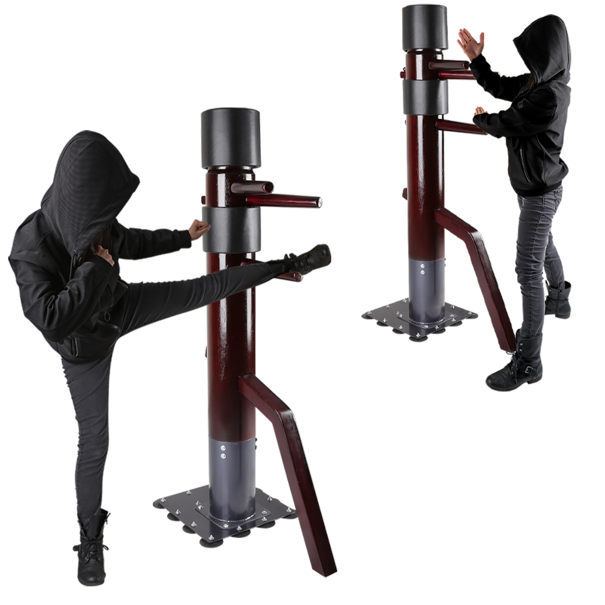 WOODEN WING CHUN Kung Fu Dummy Traditional Ip Man Fight Martial Art