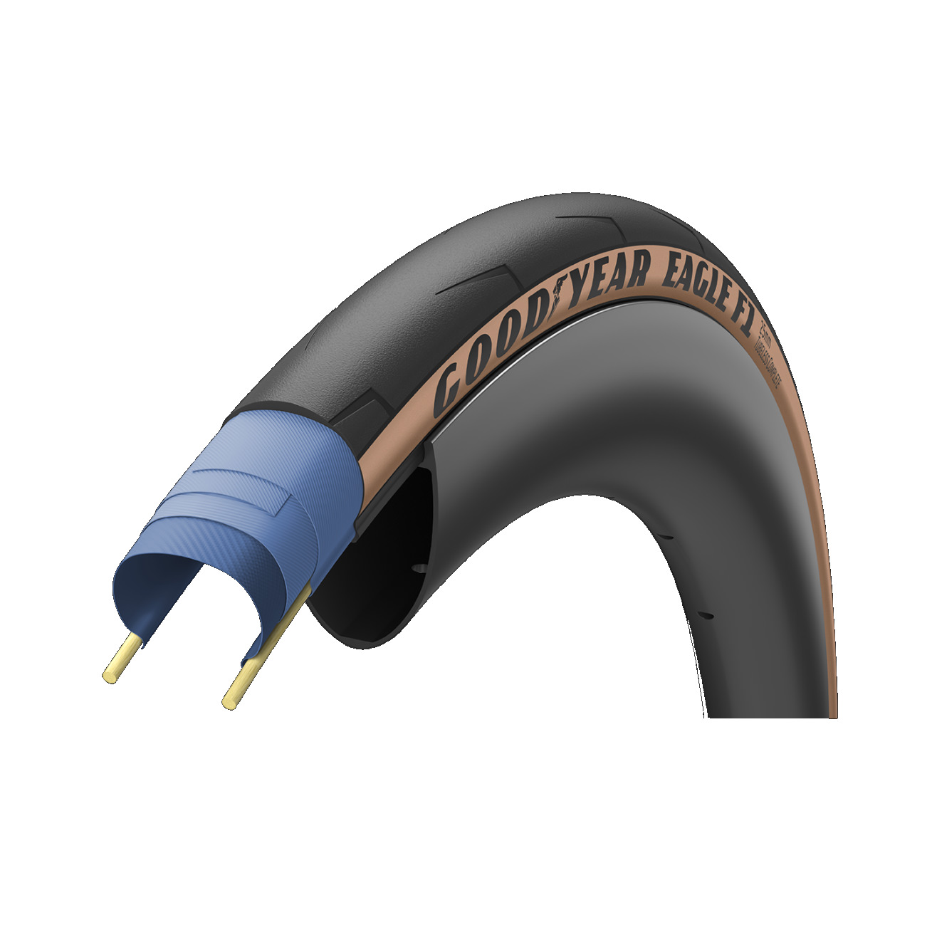 GOODYEAR　EAGLE F1　チューブタイプ　700×25c　TAN Goodyear Eagle F1 Tubeless Complete Tire, 700 x 25c - Tan | eBay