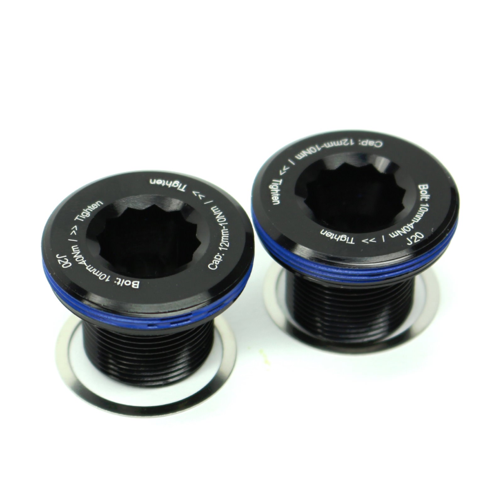 mrm-∞-k Cannondale HollowGram Crank Self Extracting Bolts w/ Caps Pair