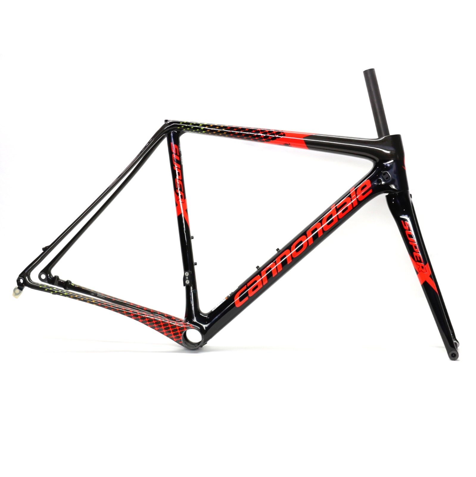Cannondale 2018 SuperX Carbon Disc Frame and Fork 61cm Black/Red
