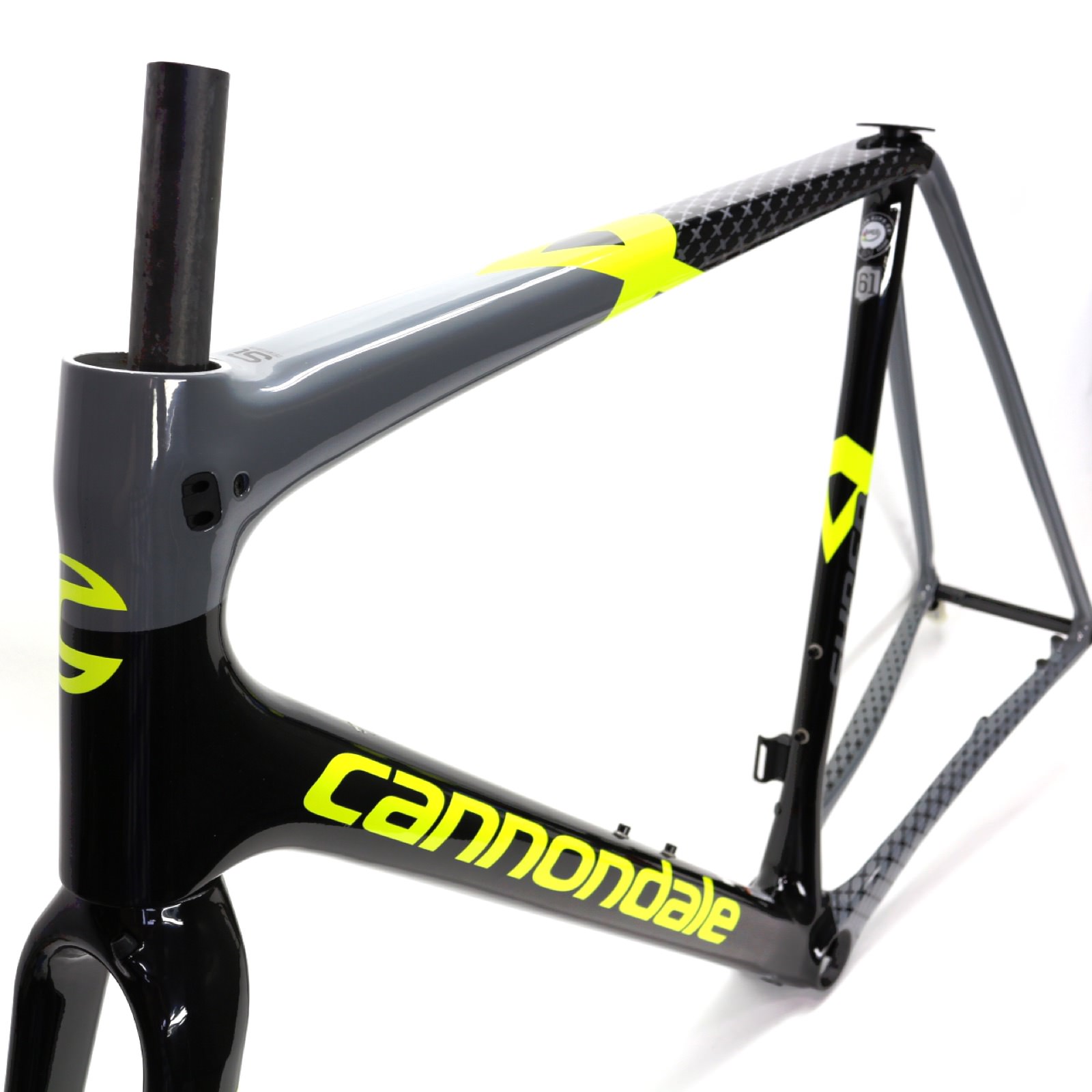 Cannondale 2018 SuperX Carbon Disc Frame and Fork 61cm Grey/Black