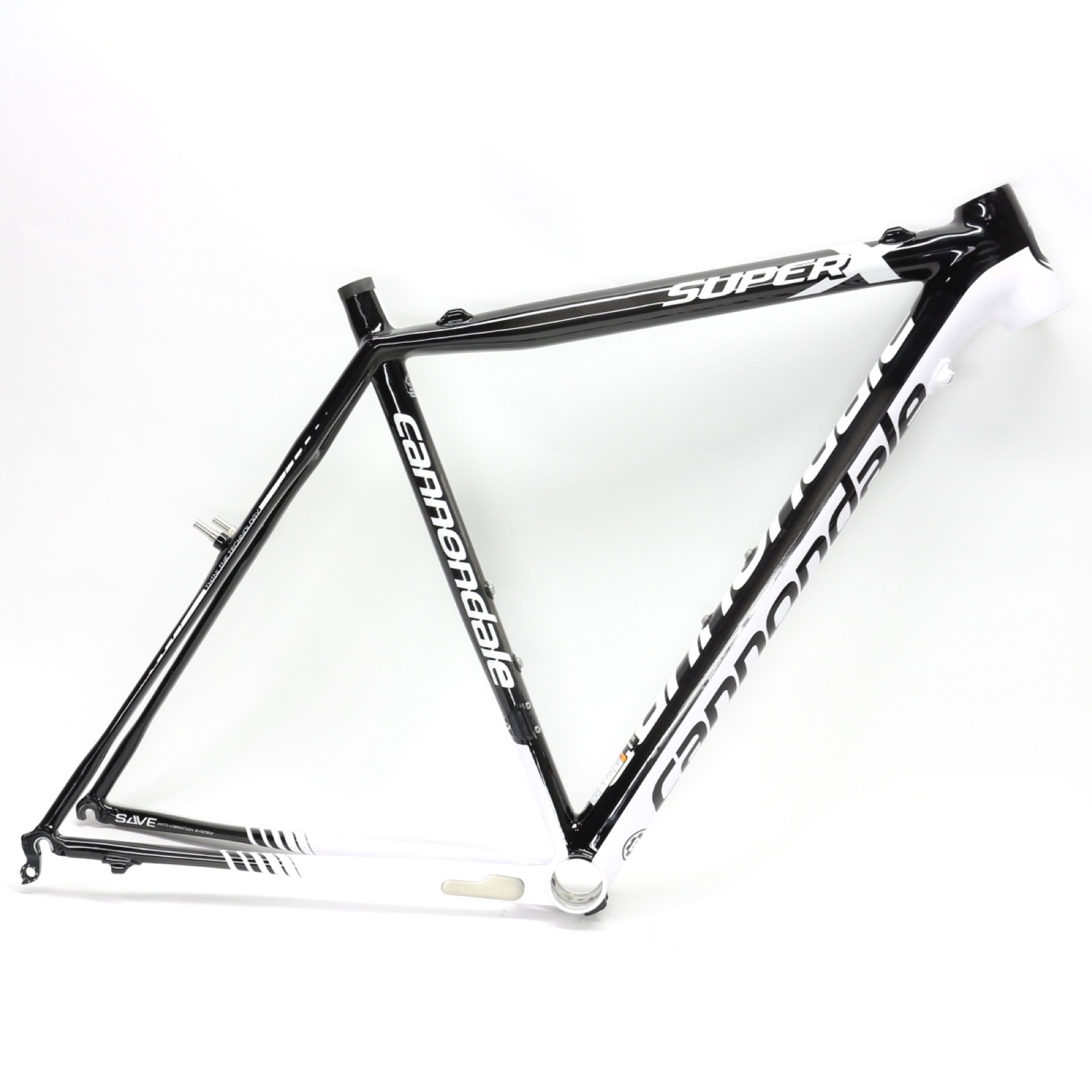 Cannondale 2012 SuperX Carbon Frame Only 48cm Black/White