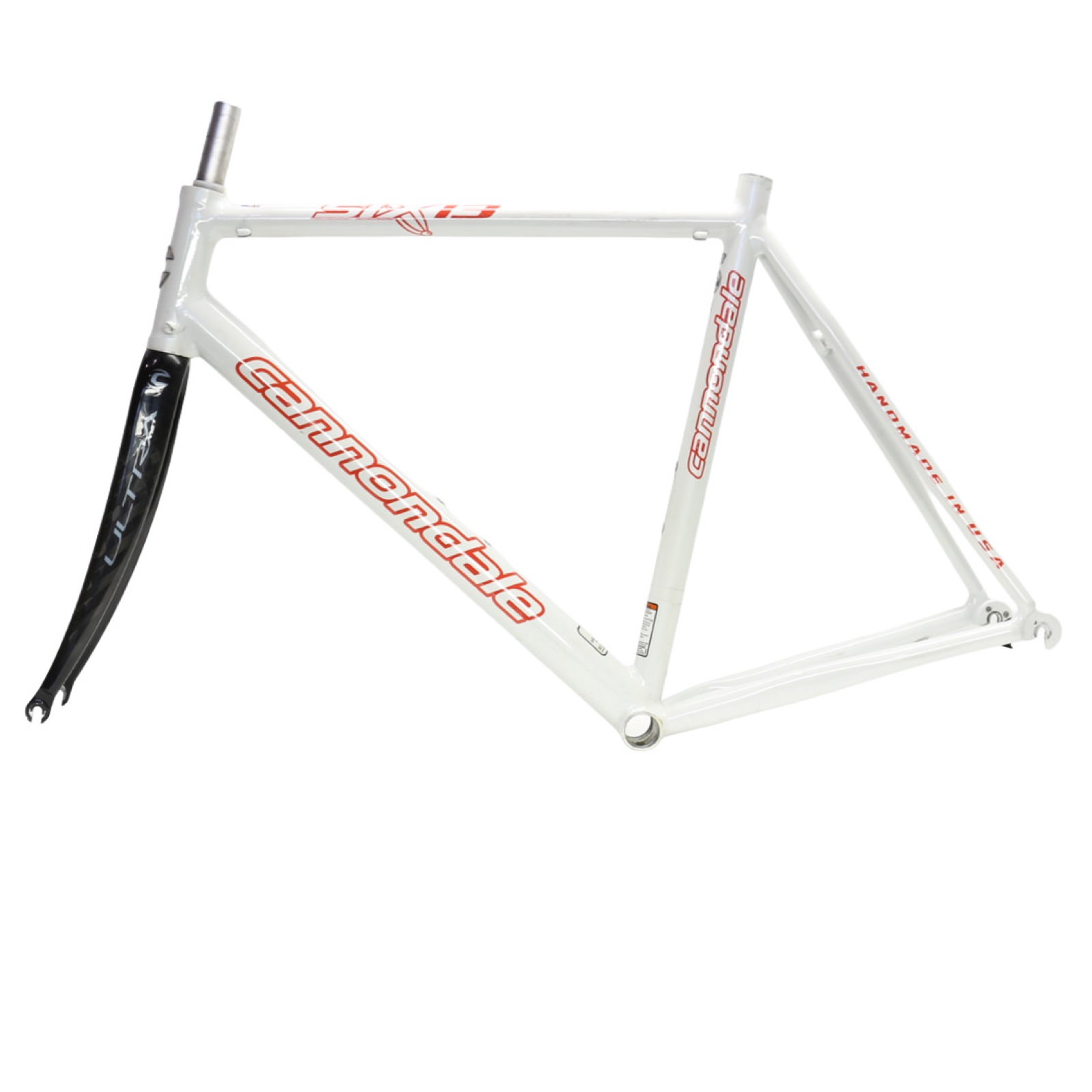 Cannondale Six13 Road Bike Frame and Fork 56cm White/Red Used | eBay