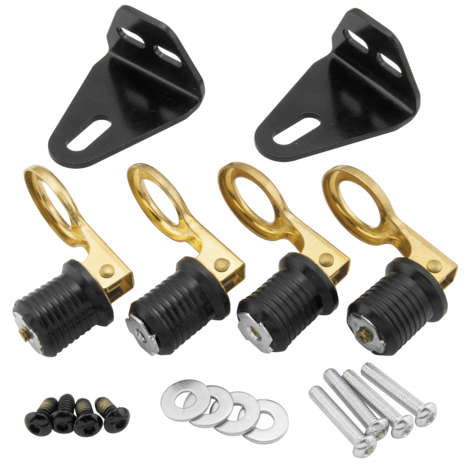 Quadboss Black Expedition Series UTV Cargo Box Jr 78L