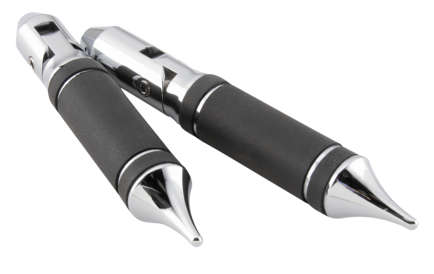 BC Chrome Aluminum Footpeg Pair for Gladiator Forward Controls 2