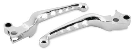 BC Chrome O-Series Brake And Clutch Hand Lever Set 5 Hole for Harley-Davidson 2