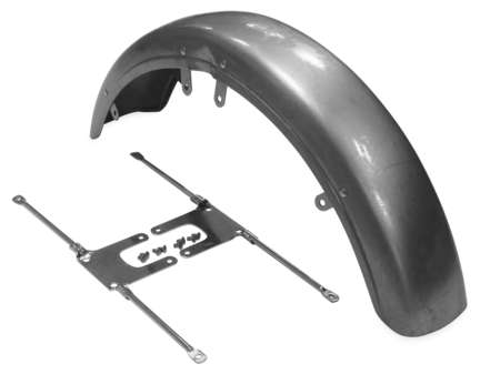 BC Raw Front Fender Fairing Wheel Guard With Mounting Bracket 2