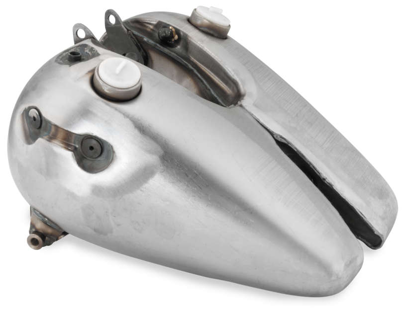 Bikers Choice Hand Shift Gas Fuel Petrol 1Pc Rod Style Tank 3.5 Gal 1