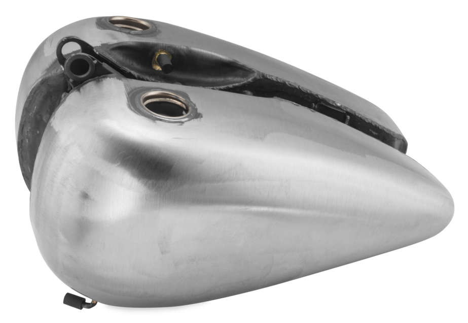 BC Flat Side Gas Petrol Fuel Tank 3.5 Gal for Harley Softail FXST FLST 1