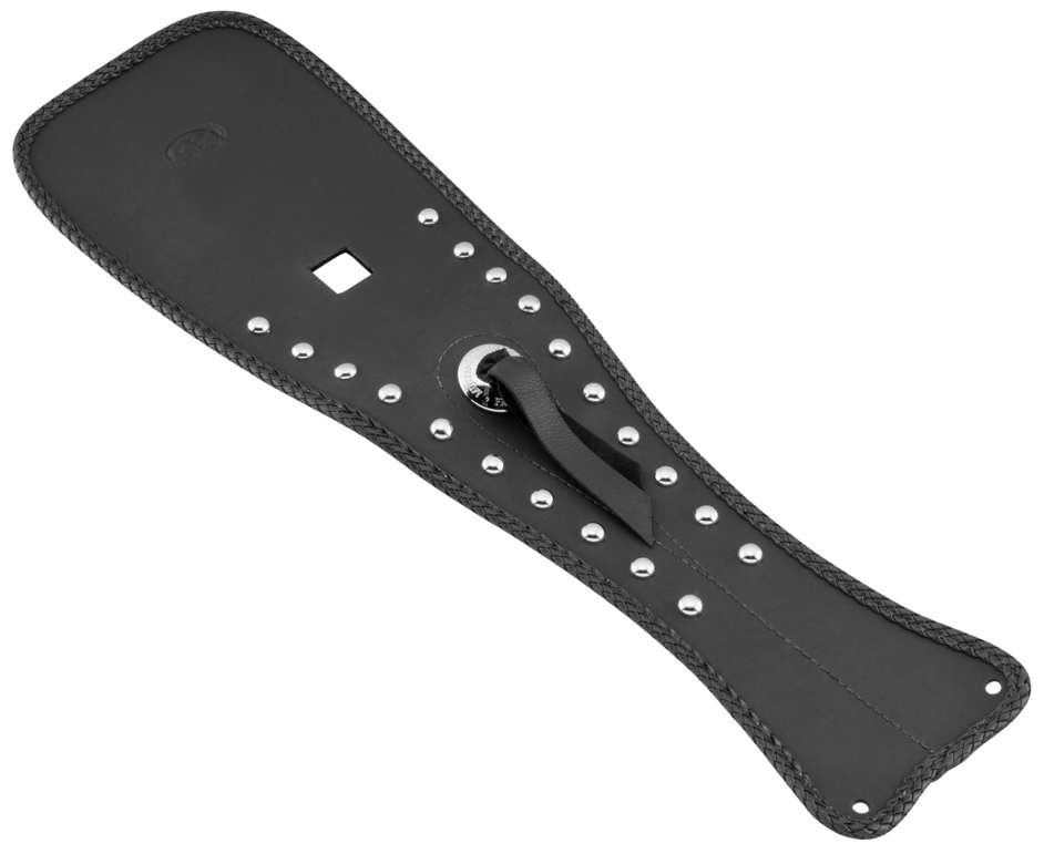 Mustang Black Studded Felt Lined Tank Protector Bib