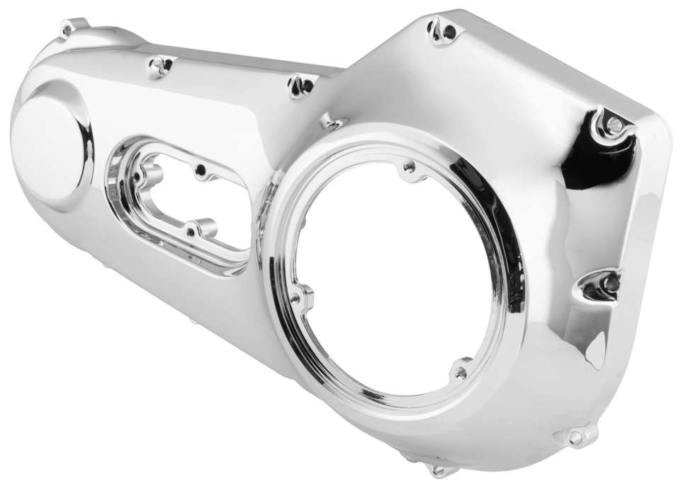 BC Chrome Outer Primary Clutch Cover for Harley Softail Dyna FXST FLST FXD 1